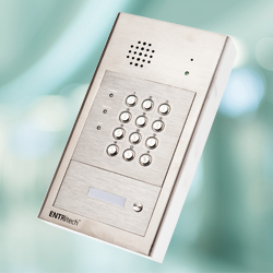 Channel Entritech Master Unit with Keypad Module Audio Door Entry Systems