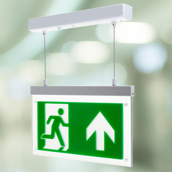 Channel Razor LED Exit Sign Hanging Fitting