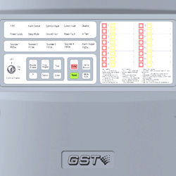Channel 4 Wire Conventional Fire Detection Systems GST Fire Panel Close-Up