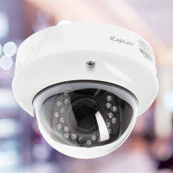 CCTV Surveillance system iCapture External Varifocal Dome Camera Sony Effio 700 TVL