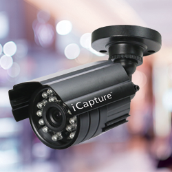 Channel CCTV Surveillance system iCapture wi-fi app connect 6mm bullet camera