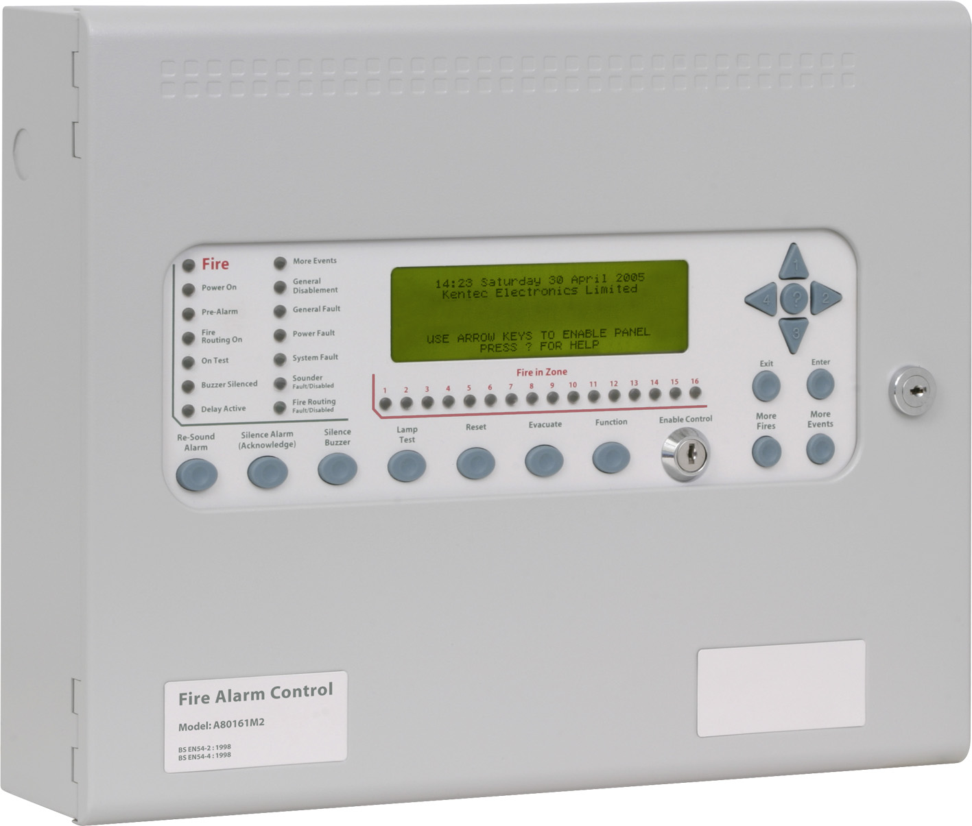 Channel Analogue Addressable Fire Detection Systems Kentec Syncro AS Fire Alarm Panel