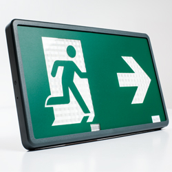 Channel Self Powered Exit Sign Betalux